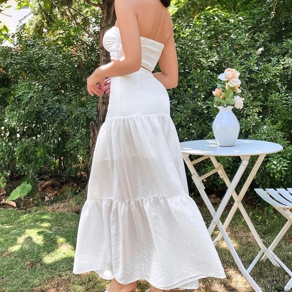 Boho Crop Top Maxi Skirt Set - Picture 6 of 13